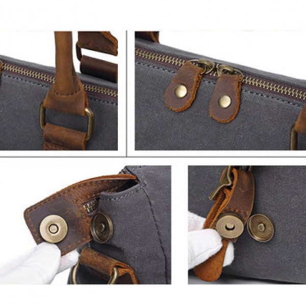 Men Outdoor Travel Handbag Vintage Crossbody Shoulder Bag Canvas Designer Bag