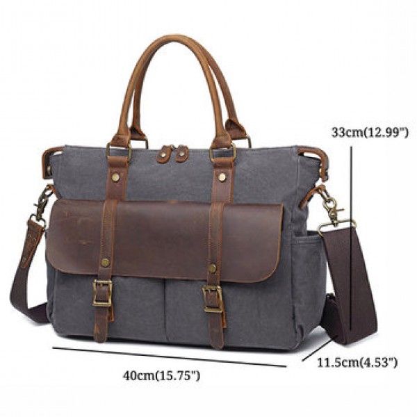 Men Outdoor Travel Handbag Vintage Crossbody Shoulder Bag Canvas Designer Bag