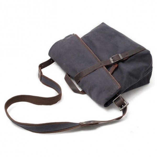 Men Canvas Minimalist Crossbody Bag Handbag Leisure Travel Outdoor Shoulder Bag