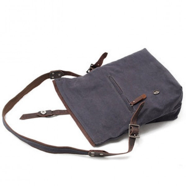 Men Canvas Minimalist Crossbody Bag Handbag Leisure Travel Outdoor Shoulder Bag