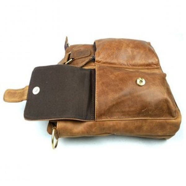Genuine Leather Men Shoulder Bags Briefcase Business Messenger Bags