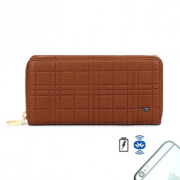 Men Charging Wallet Anti Lost Smart Wallet Multi-function Long Purse