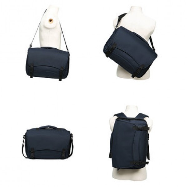 Men Oxford Multi-carry Multifunctional Casual Travel Crossbody Bag Handbag Backpack