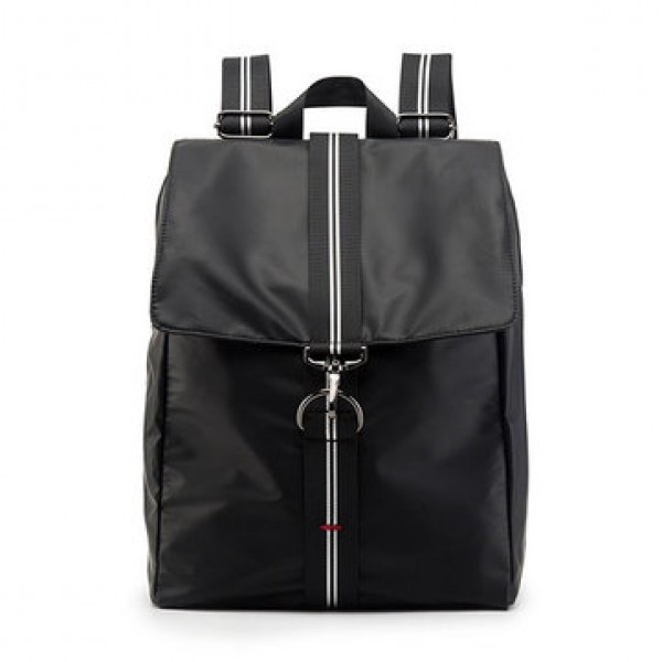 Men Minimalist Fashion 16 Inch Laptop Bag Large Capacity Microfiber Shoulder Bag Backpack