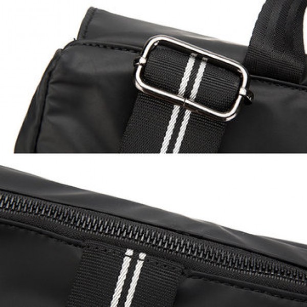 Men Minimalist Fashion 16 Inch Laptop Bag Large Capacity Microfiber Shoulder Bag Backpack