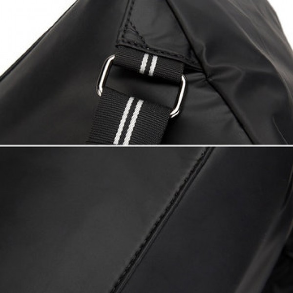 Men Minimalist Fashion 16 Inch Laptop Bag Large Capacity Microfiber Shoulder Bag Backpack