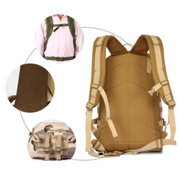 Outdoor Camouflage Tactical Backpack Travel Backpack Shoulder Bag For Men