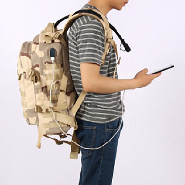 Outdoor Camouflage Tactical Backpack Travel Backpack Shoulder Bag For Men