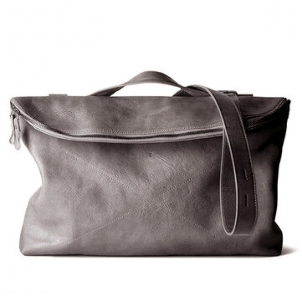 Men Handbag Casual Multifunction Foldable Solid Crossbody Bag Business Bag