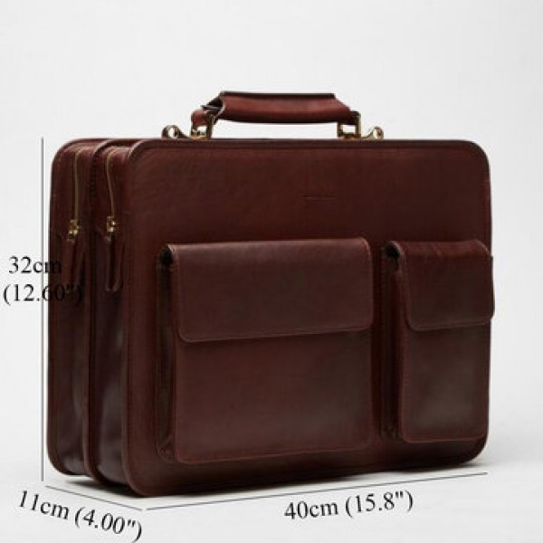 Men Faux Leather Business Bag Messenger Bag Handbag Office Work