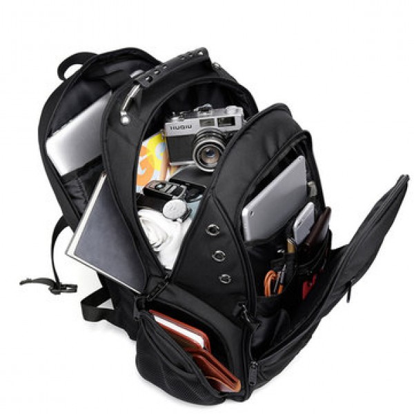 40L Men USB Port Backpack Waterproof Shoulder Scho...