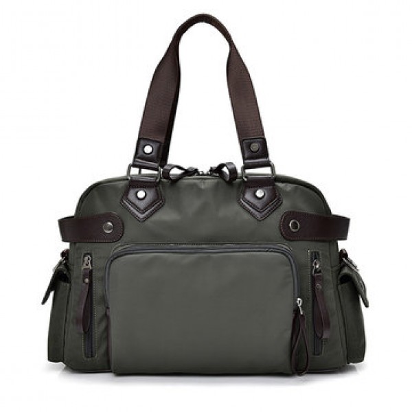 Men Nylon Solid Minimalist Handbag Shoulder Bag Bu...
